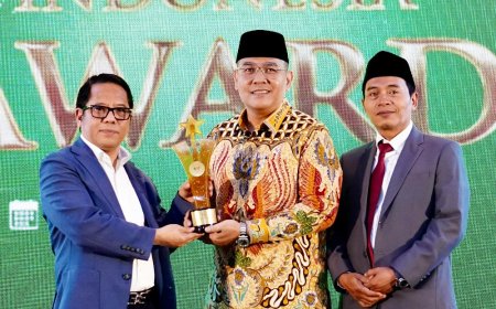Kementerian ATR/BPN Raih Penghargaan Pendukung Percepatan Sertifikasi Tanah Wakaf oleh BWI Awards