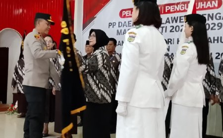 Pelantikan Pengurus PP Polri Sulteng, Kapolda: Perbedaan Generasi Adalah Kekuatan