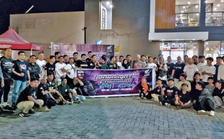 Honda Gandeng Komunitas Gelar Matic Premium Night Ride