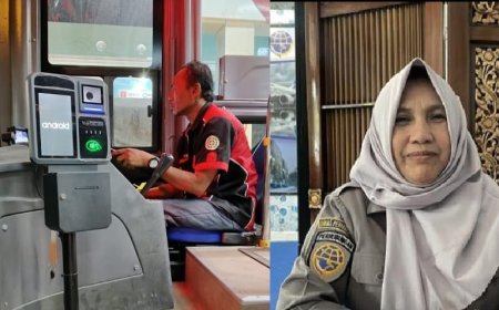 Naik Bus Trans Donggala Bayar Menggunakan E-Money