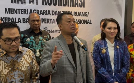 Hadiri Rakor di Ternate, Menteri Nusron Soroti Pemegang HGU  Yang Tidak Komitmen