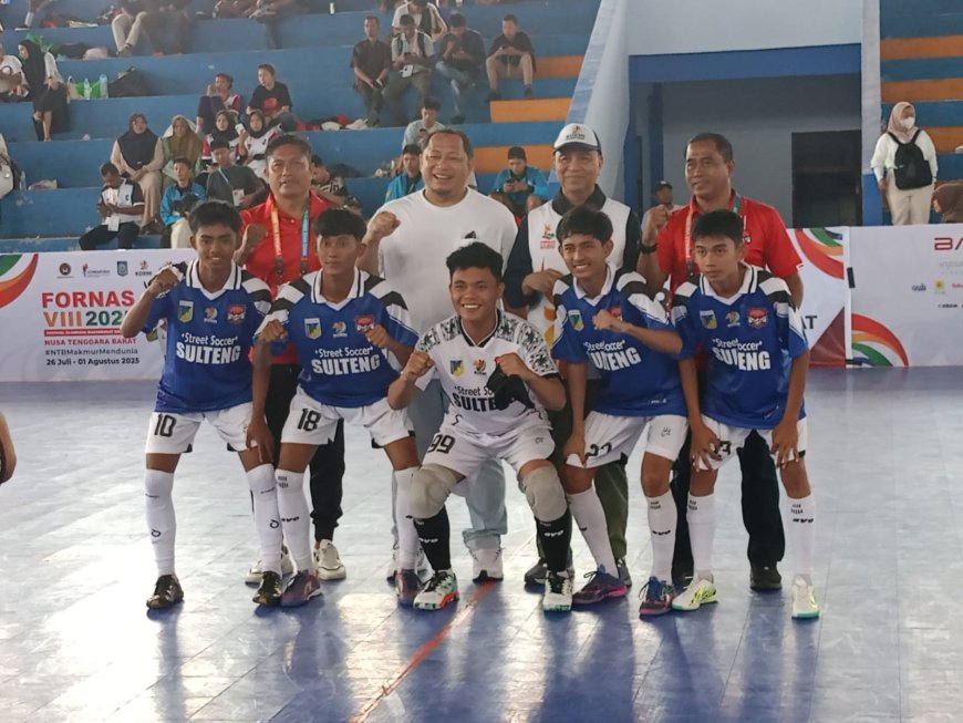 Street Soccer Sulteng Capai Partai Final FORNAS VIII NTB