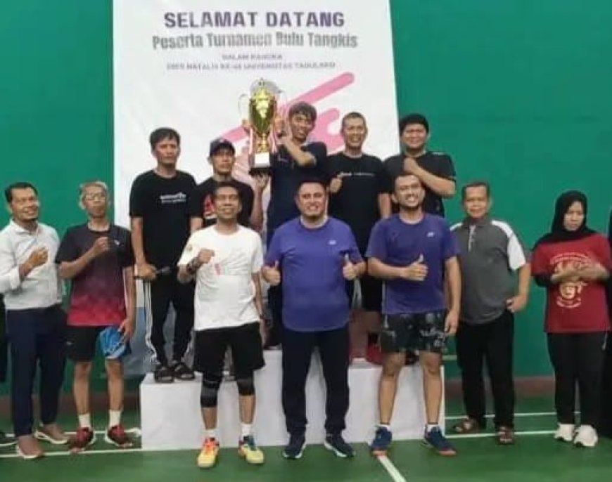 Fatek Juara Umum Badminton Dies Natalis Untad