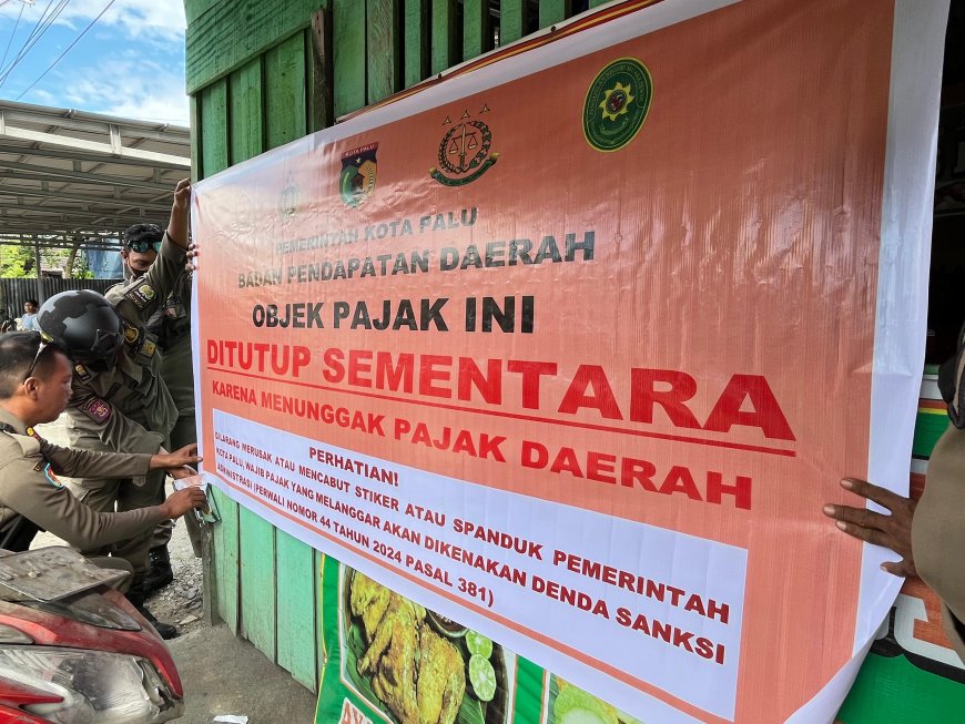 Menunggak Pajak, Lima Tempat Usaha Disegel