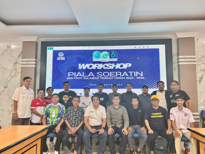 Piala Soeratin Sulteng 2025 Diikuti 42 Tim, Ini Daftarnya