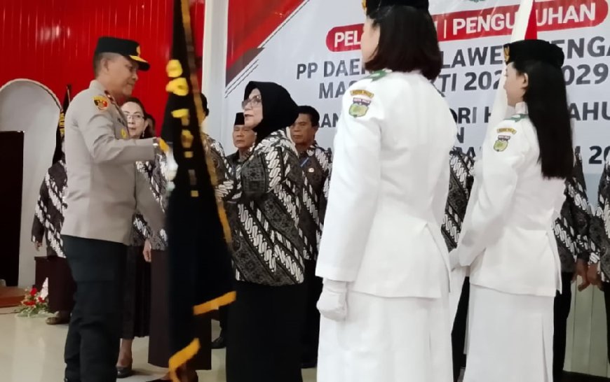Pelantikan Pengurus PP Polri Sulteng, Kapolda: Perbedaan Generasi Adalah Kekuatan