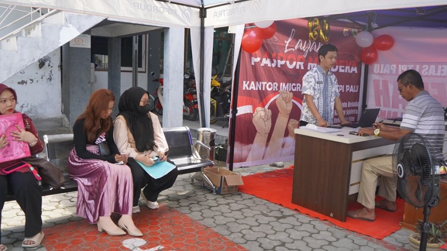 Diapresiasi, Layanan Paspor Merdeka Imigrasi Palu Dimanfaatkan Masyarakat