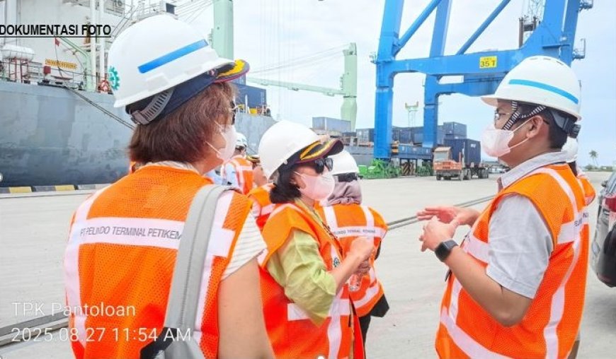 Tim Dirjen Hubla Tinjau Proyek Rehabilitasi dan Rekonstruksi di Pelabuhan Pantoloan