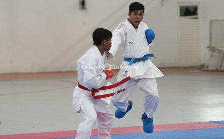 Palu Selatan Juara Umum Karate Porkot Palu 2025