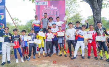 Palu Timur Juara Umum Balap Sepeda Porkot VI Palu 2025