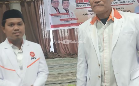 Amir Kusa Pimpin PKS Poso, Sekretaris Achmar Herulah
