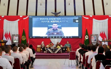 Wamen Ossy Titip Tiga Nilai yang Perlu Dipedomani Taruna/i STPN