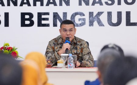 Pesan Wamen Ossy ke Jajaran BPN Bengkulu: Peraturan Perundangan Harus sebagai Prinsip