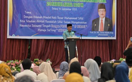 Gubernur Ajak KKB Sukseskan Nawacita Sulteng