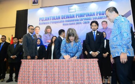 Lantik DPP APINDO di Mamuju, Shinta Sebut TPT Sulbar Sangat Rendah