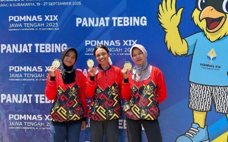 Panjat Tebing Sulteng Sumbang Dua Medali di POMNAS XIX Jawa Tengah