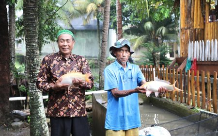 Tingkatkan Perekonomian Masyarakat, Kampung Reforma Agraria Desa Bandung Kembangkan Pembibitan dan Budidaya Ikan
