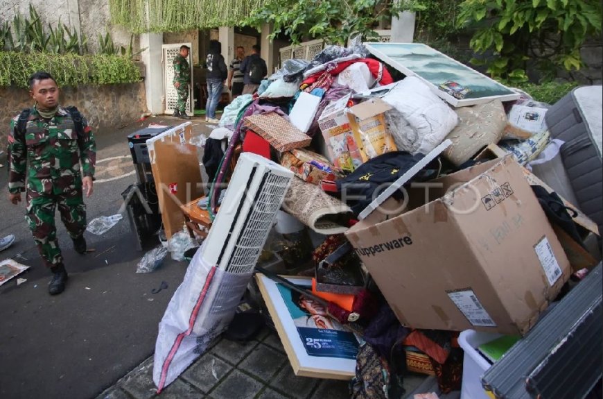 Penjarahan di Rumah Sri Mulyani Terjadi Dua Kali, Berikut Keterangan Saksi Mata