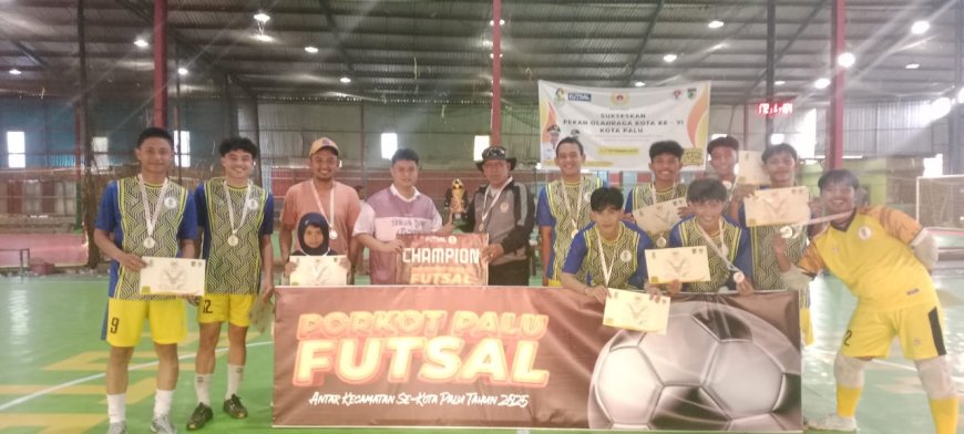 Tatanga Juara Futsal Porkot Palu VI, Arthur Jadi Top Skor