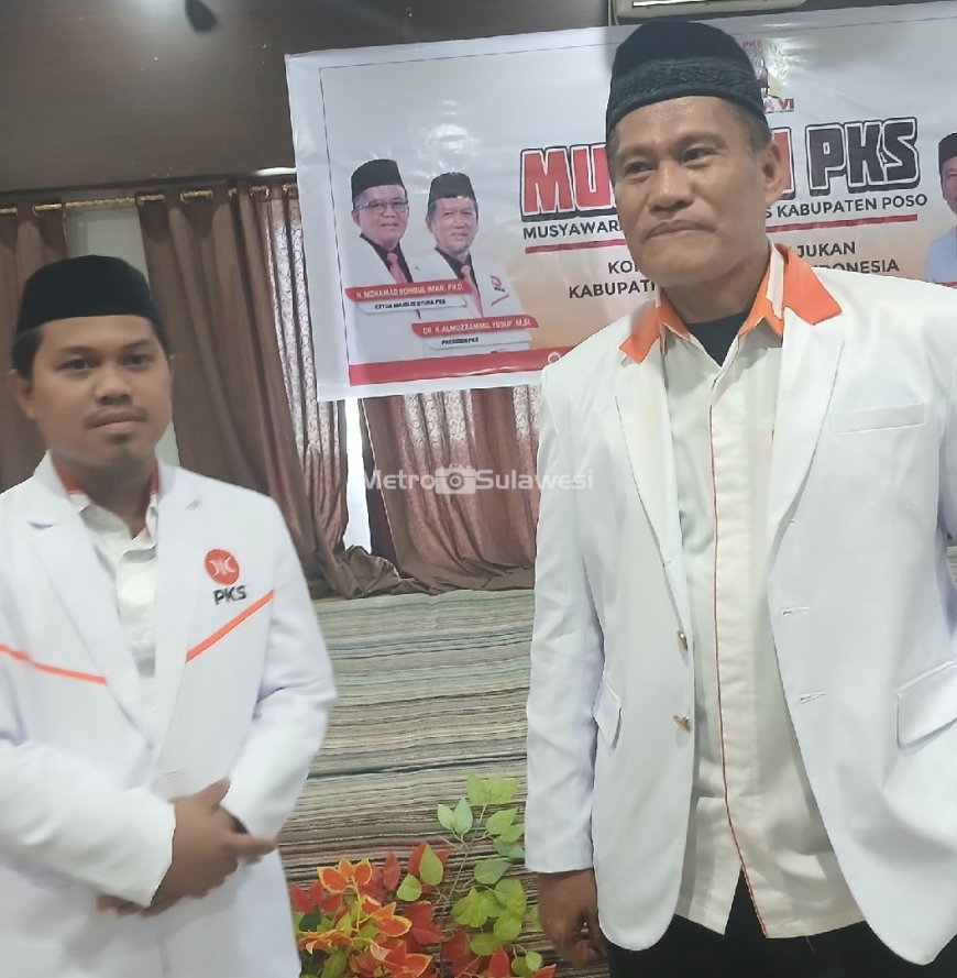 Amir Kusa Pimpin PKS Poso, Sekretaris Achmar Herulah