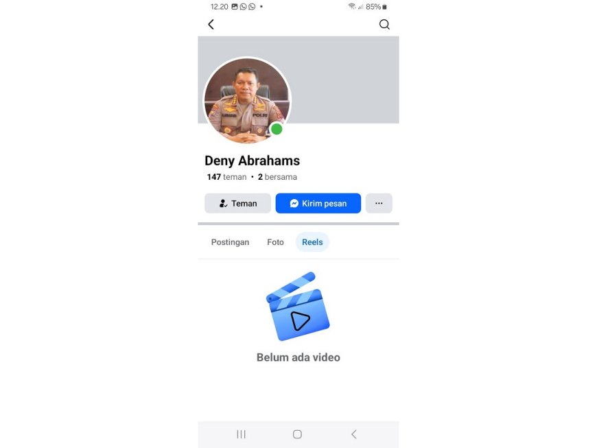 Kapolresta Palu: Waspadai Akun Facebook Palsu Atas Nama Saya