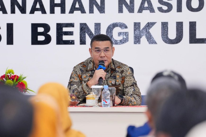 Pesan Wamen Ossy ke Jajaran BPN Bengkulu: Peraturan Perundangan Harus sebagai Prinsip