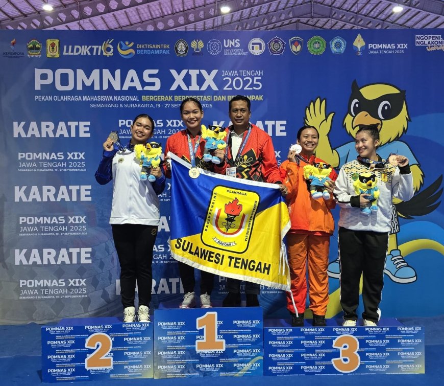 Imel Raih Emas untuk Sulteng di POMNAS XIX