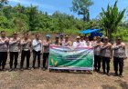 Polres Poso Dukung Ketahanan Pangan dengan Menanam Jagung
