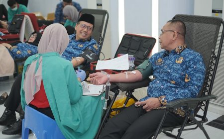 Di Momen HANTARU 2025, Kementerian ATR/BPN Gelar Aksi Donor Darah sebagai Wujud Kepedulian dan Kemanusiaan