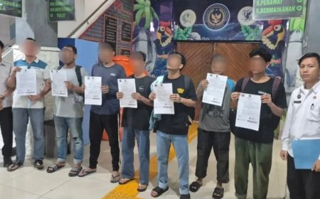 Berhasil Ikut Pembinaan, Tujuh Napi Dibebaskan