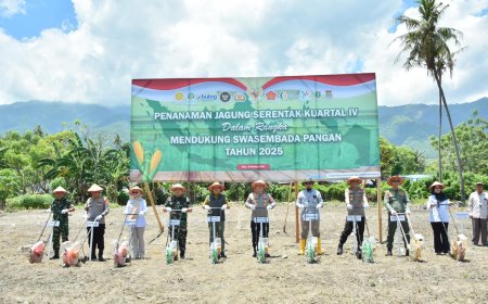 Polda Sulteng Target Panen Jagung 7.458 Ton