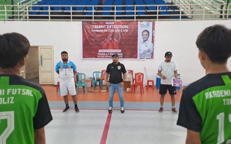 AFP Sulteng Gelar Talent Detection Timnas Futsal, Puluhan Pemain Berebut Tiket Region Sulawesi