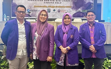 drg Akmal Terpilih Pimpin PDGI Cabang Palu Periode 2025–2030
