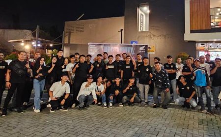 Honda Sulteng Gelar Night Ride ke-2 Bersama Komunitas