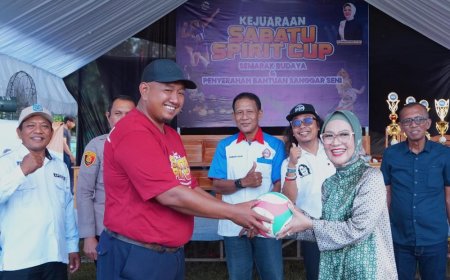 Turnamen Volly Ball Basatu Dimulai, NSL Dorong Pengembangan Atlet Muda Sulteng