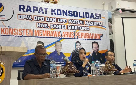 Terus Bergerak, NSL Konsolidasikan Pengurus NasDem di Parigi Moutong