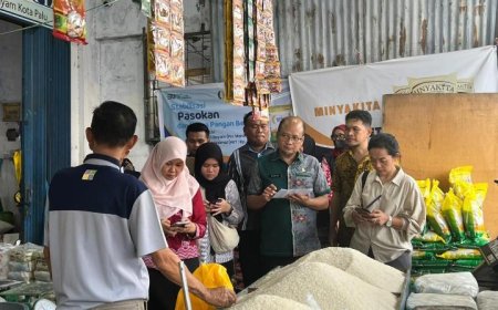 Satgas Pengendalian HET Beras Sidak Pasar Tradisional