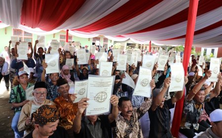 Setahun, Menteri Nusron Redistribusi 195.734 Bidang Tanah untuk 39.556 KK