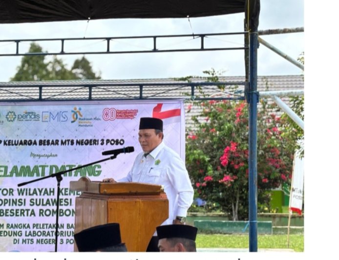 Lab dan Perpustakaan Baru MTsN 3 Poso  Diharap Tingkatkan Kualitas Belajar