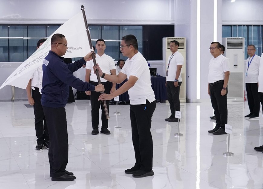 Lepas Kontingen PORNAS XVII KORPRI, Sekjen ATR/BPN: Ukir Prestasi, Eratkan Silaturahmi, Junjung Tinggi Sportivitas