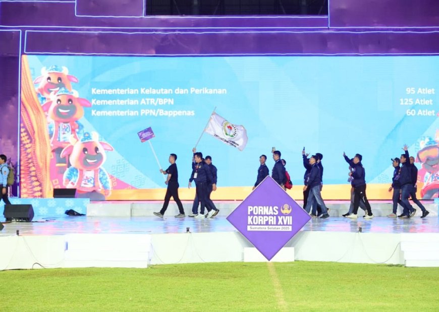 PORNAS XVII KORPRI Resmi Dibuka, Kementerian ATR/BPN Siap Perebutkan Juara di 7 Cabang Olahraga