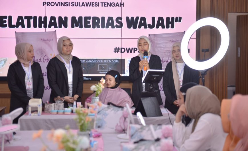 Anggota DWP Sulteng Dilatih Mempercantik Diri