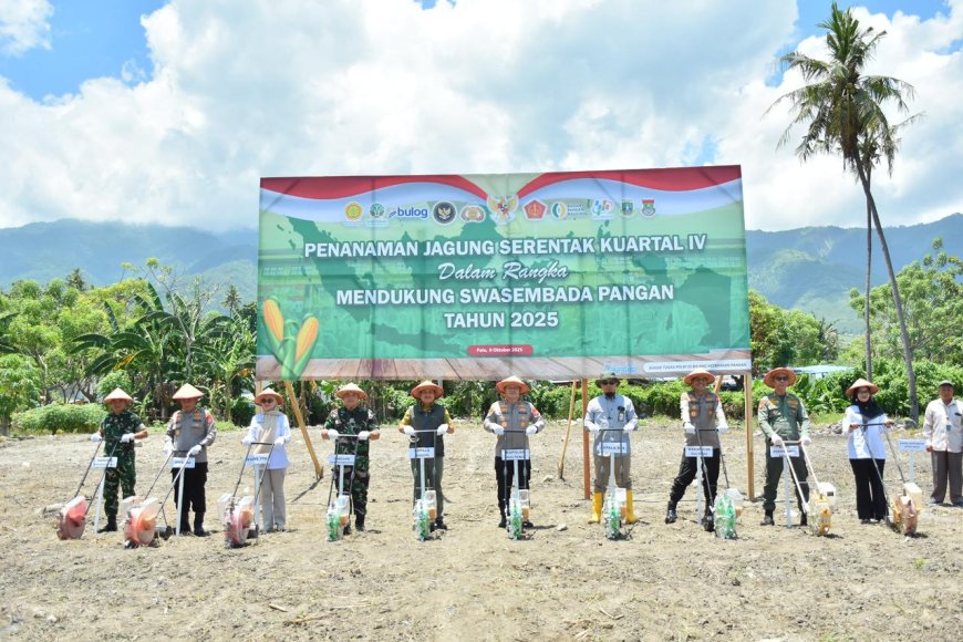 Polda Sulteng Target Panen Jagung 7.458 Ton