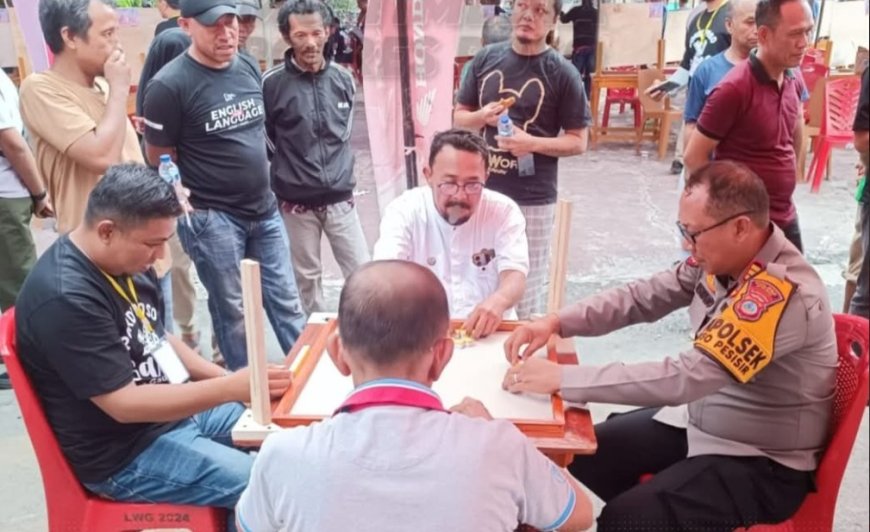 Turnamen Domino Kapolres CUP I  Perkuat Hubungan Kemitraan