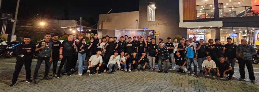 Honda Sulteng Gelar Night Ride ke-2 Bersama Komunitas