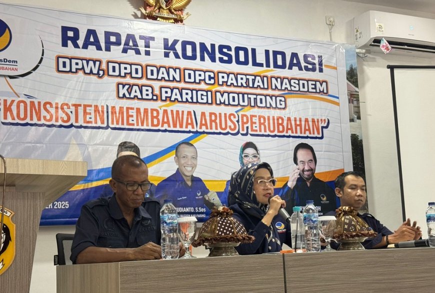 Terus Bergerak, NSL Konsolidasikan Pengurus NasDem di Parigi Moutong