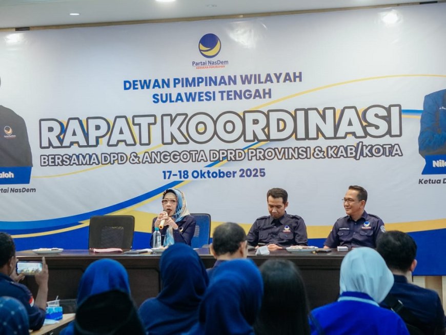 Gas Pol Konsolidasi, NSL Bertemu Pengurus Nasdem Palu, Sigi dan Donggala