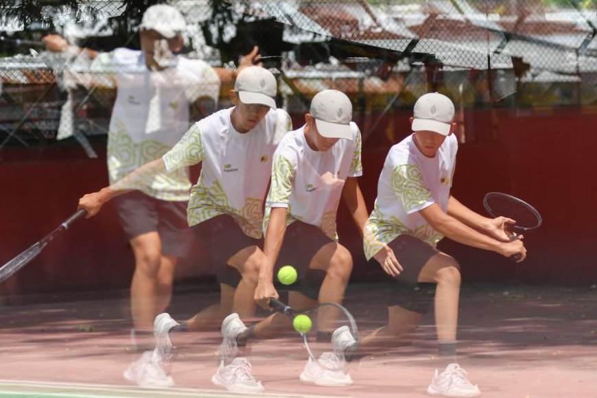 Hadapi Popnas 2025, Tim Tenis Lapangan Sulteng Fokus Matangkan Strategi