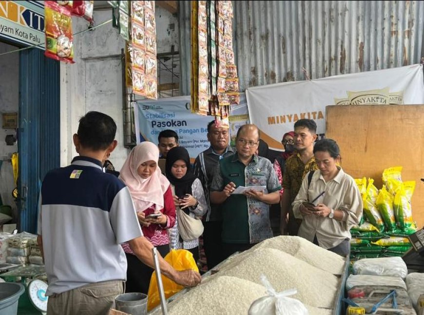 Satgas Pengendalian HET Beras Sidak Pasar Tradisional