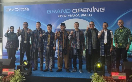 Diler Mobil Listrik BYD Hadir di Kota Palu